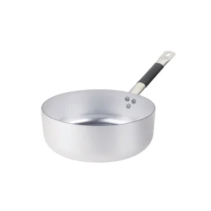 Casseruola a induzione bassa in alluminio 3mm - 1 manico