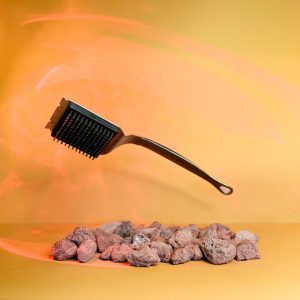 Spazzola pulizia BBQ in acciaio inox AISI 304