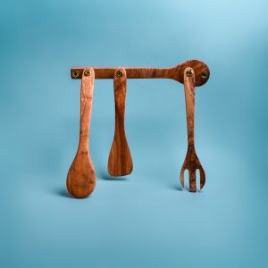 Portautensili a Parete in Legno d’Ulivo BeWood™ | FB Kitchenware