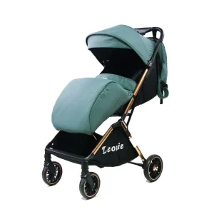 Passeggino Leggero Leonie Automatico con Coprigambe e Zainetto Vari Colori 0/22kg