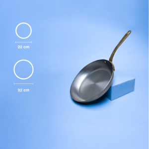 Padella in Ferro BeSteel™ con manico in ottone | FB Kitchenware