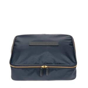 Tom Felisi beauty case porta camicie in nylon resistente ripstop blu