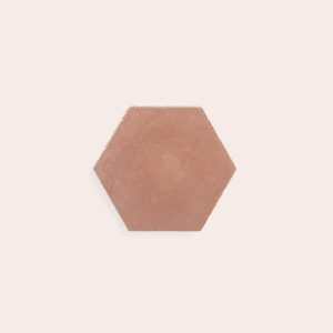 Esagono Rosso Beige – Lato 5 cm