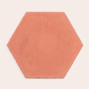 Esagono Salmone – Lato 10,5 cm