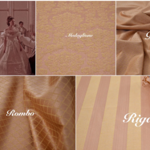 Collezione “Royal Style Rosa antico”, Tessuto damasco lusso