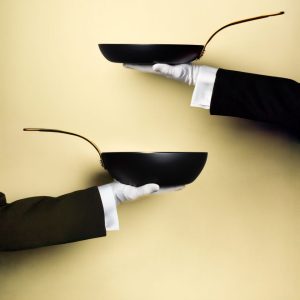 Nero Bundle NeroSteel™  | Padella in Ferro Nero 24Ø.+ Wok 26Ø. | FB Kitchenware